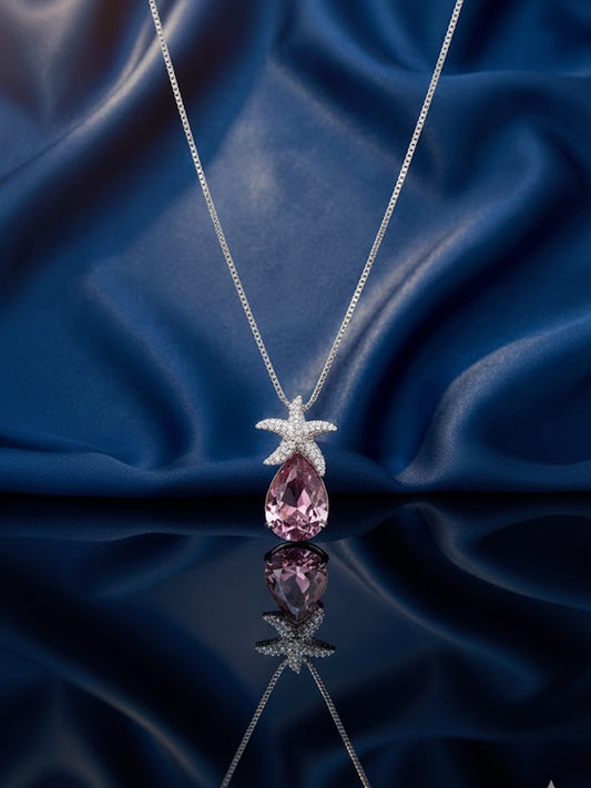 Swarovski Crystal Drop with Star Pandant