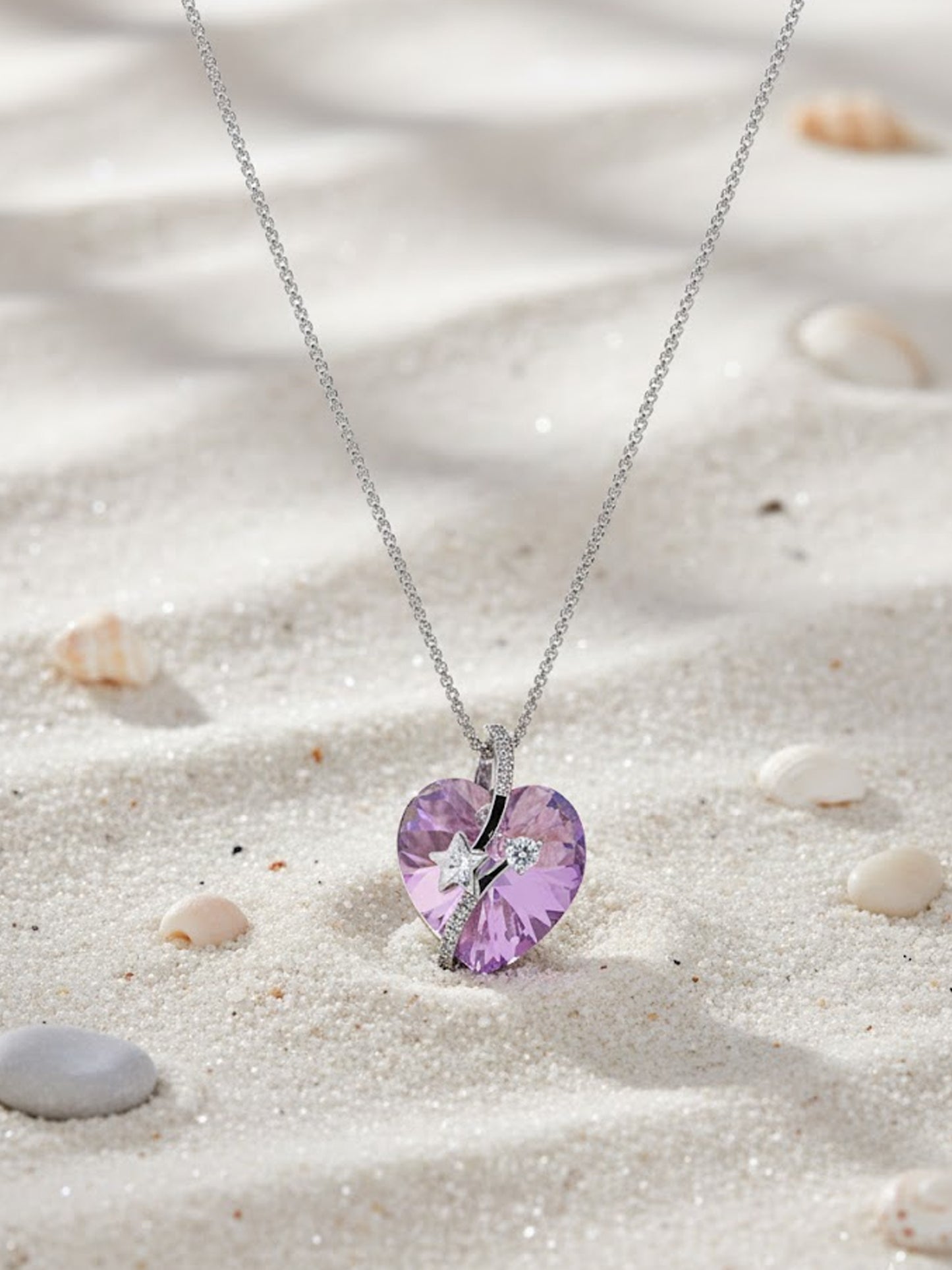 Titanic Swarovski Crystal Pendant - Rainbow