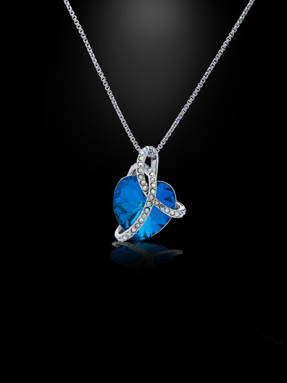 Titanic Swarovski Crystal Pendant - Blue
