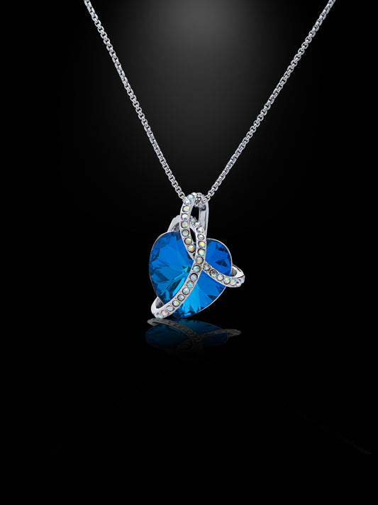 Titanic Swarovski Crystal Pendant - Blue