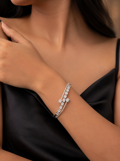 925 Sterling Silver Swarovski Crystal Bracelet