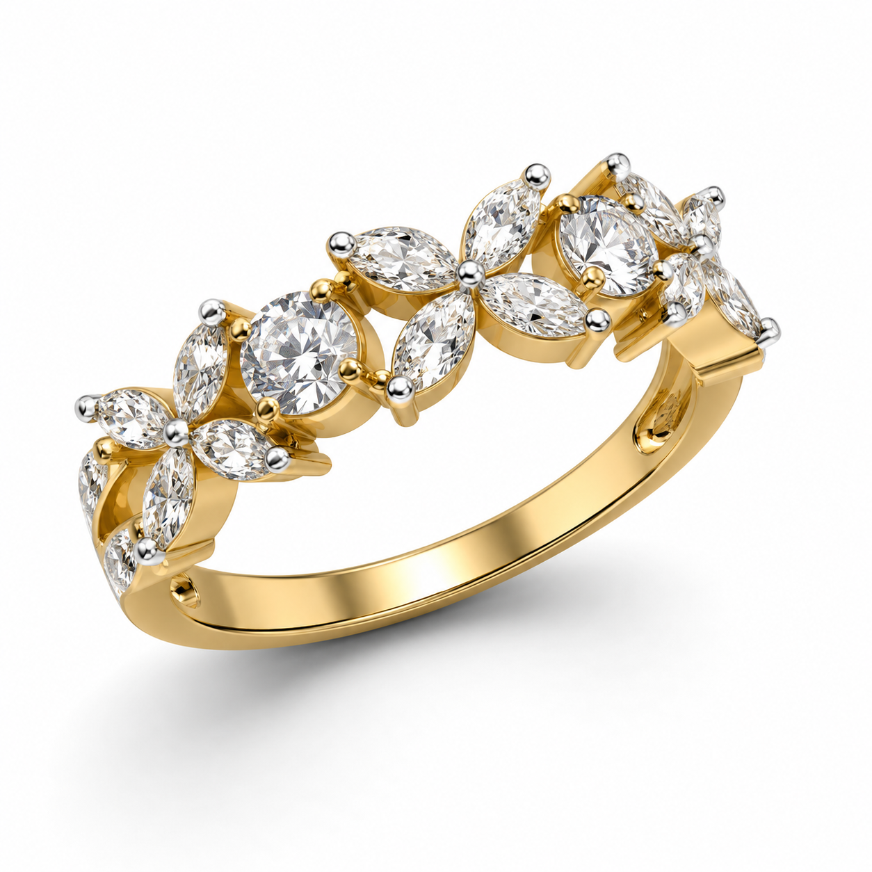 925 Sterling Silver Swarovski Markish  Ring
