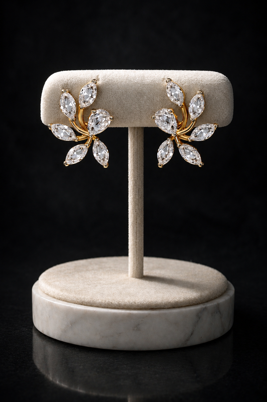 925 Sterling Silver Swarovski Elegant Studs