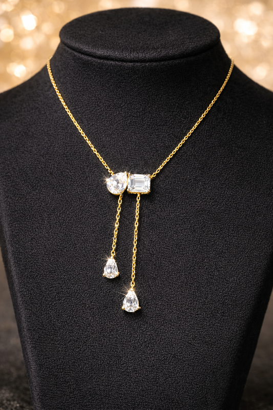 Octo And Drop Swarovski Crystal Pendant