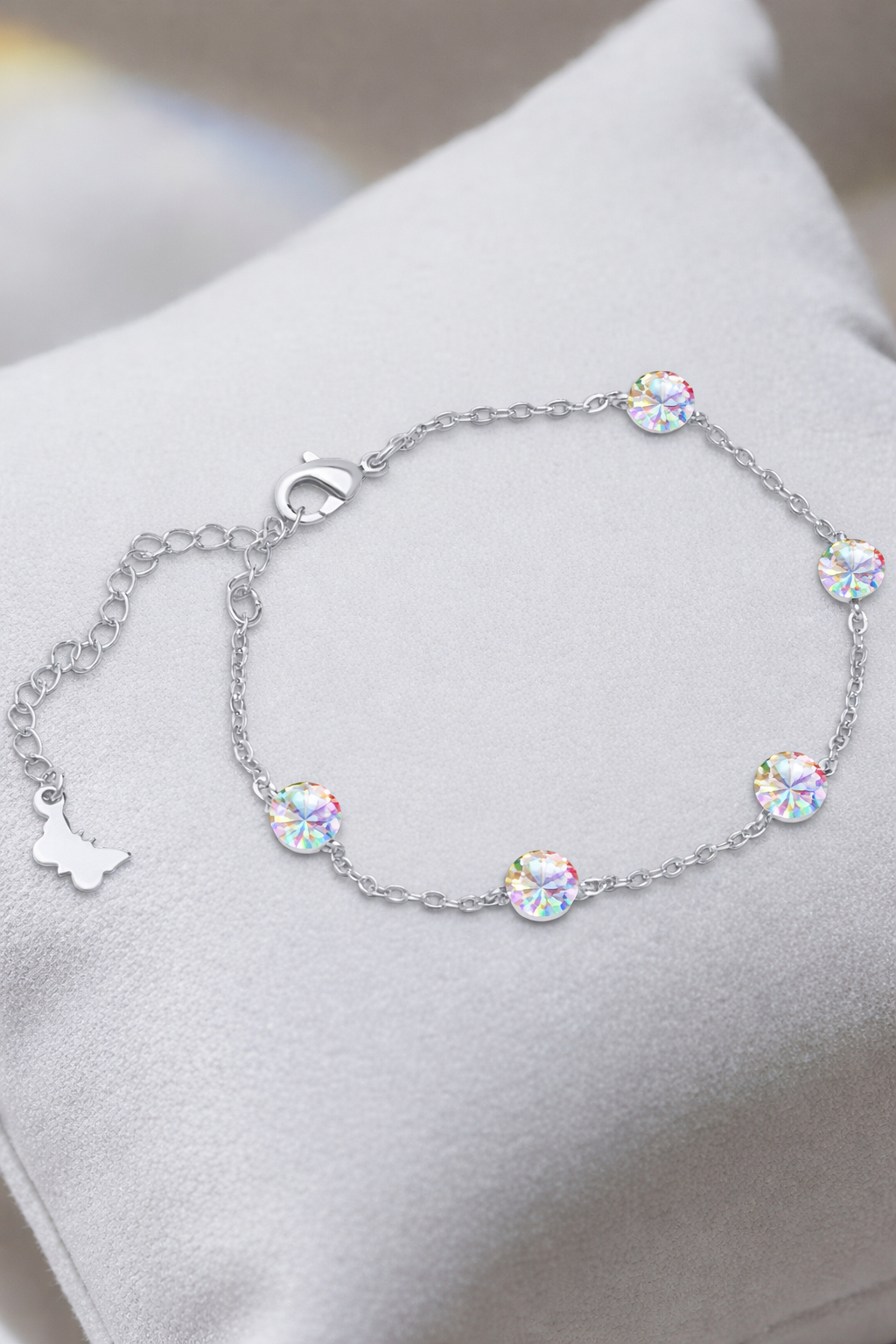 Purple Shades Swarovski Crystal Bracelet