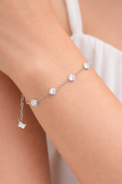 Purple Shades Swarovski Crystal Bracelet