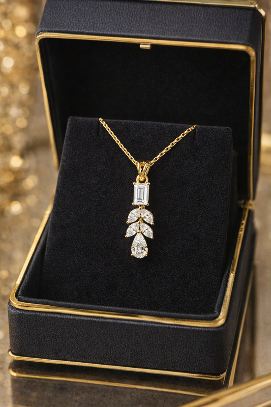 925 Sterling Silver Classic Swarovski  Chain Pendant