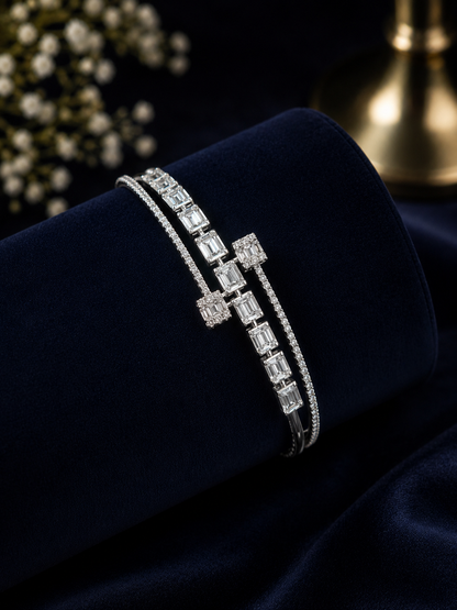 925 Sterling Silver Swarovski Crystal Bracelet