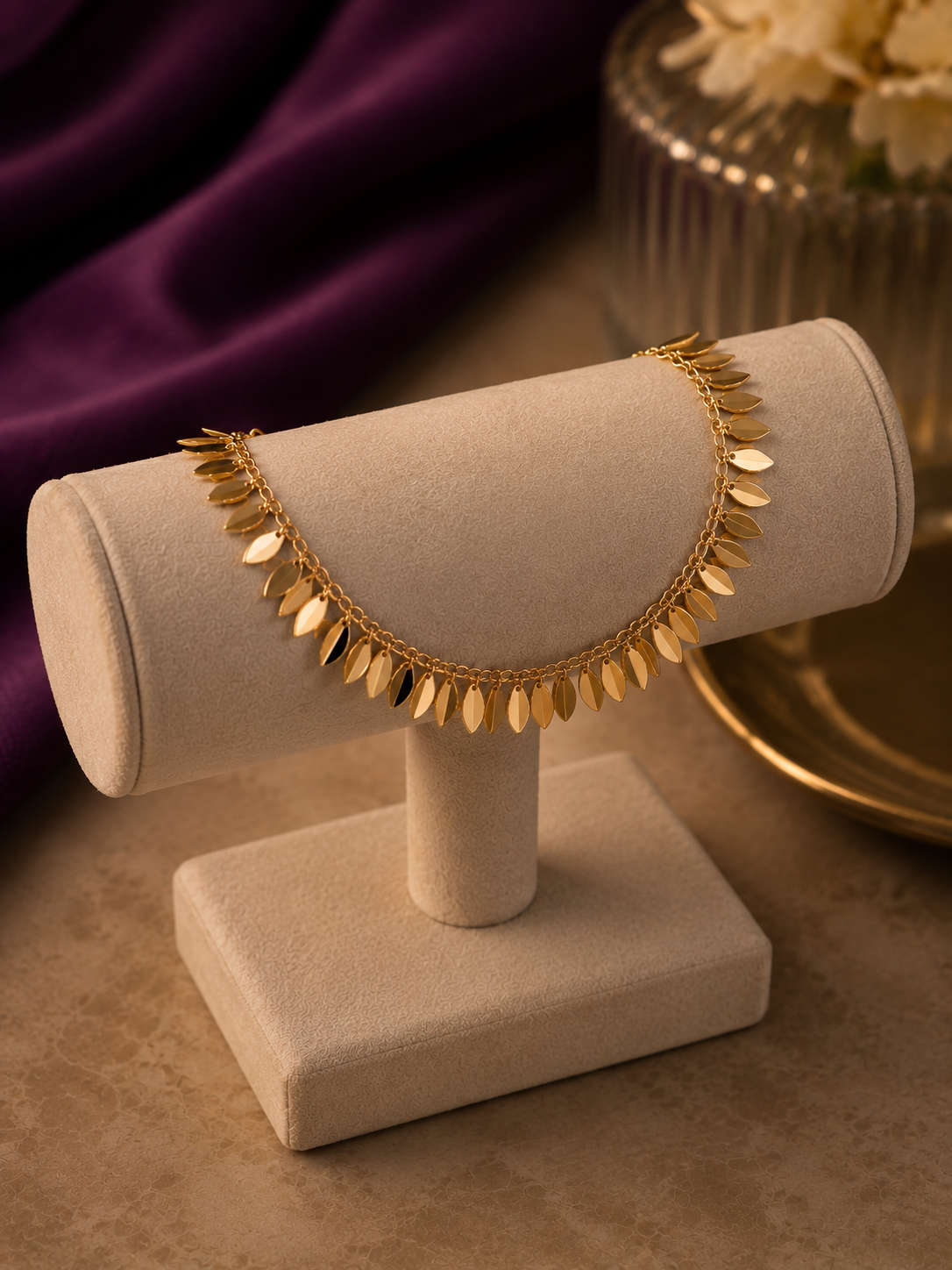925 Sterling Silver Bracelet Chic Design in Gold Polish