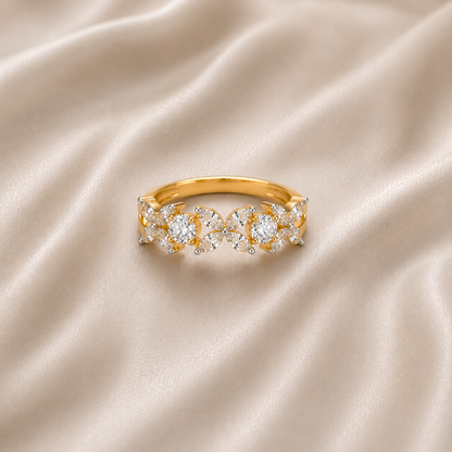 925 Sterling Silver Swarovski Markish  Ring