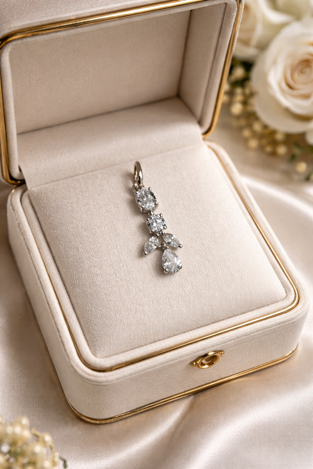 Delicate Swarovski Crystal Pendant