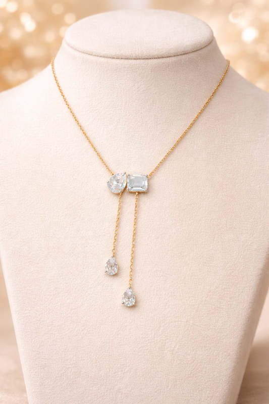 Octo And Drop Swarovski Crystal Pendant