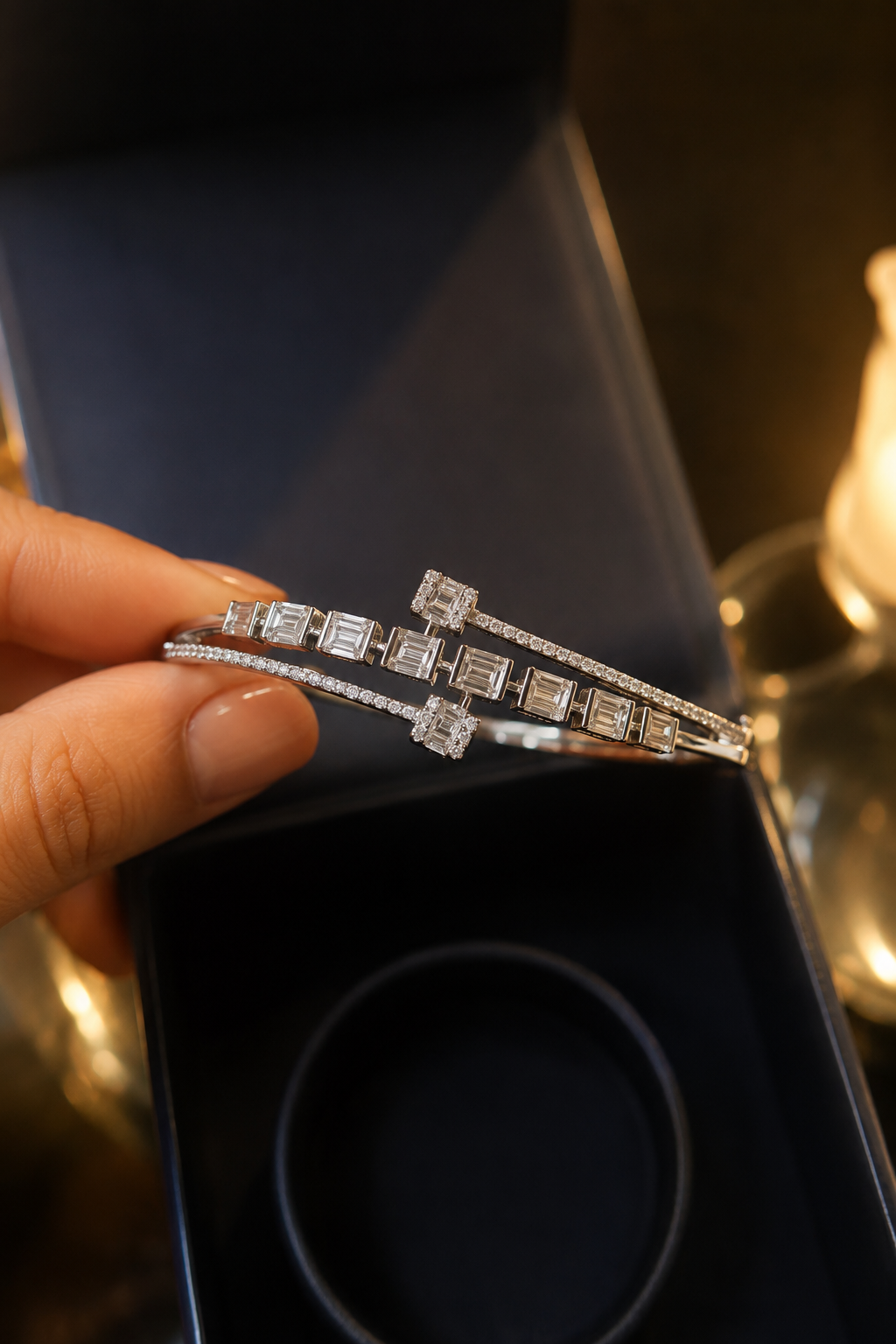 925 Sterling Silver Swarovski Crystal Bracelet