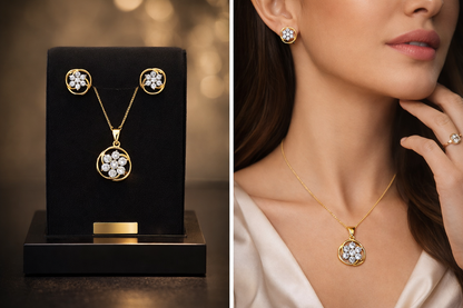 Swarovski Crystal Pendant Set