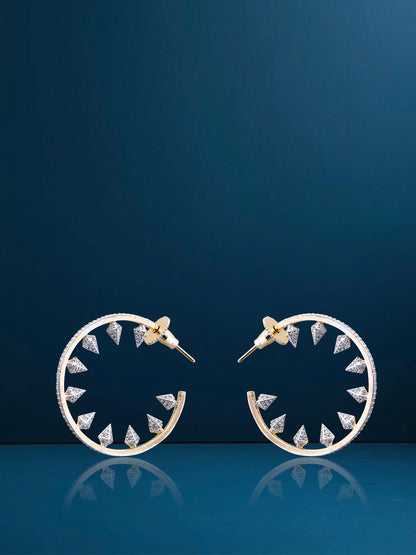 Vortex Vogue Zircon Hoops
