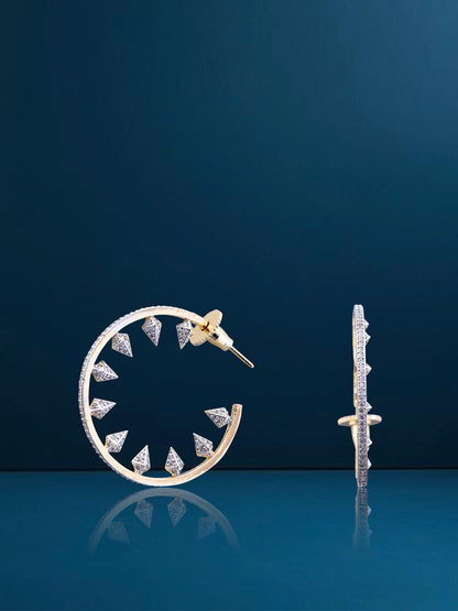Vortex Vogue Zircon Hoops